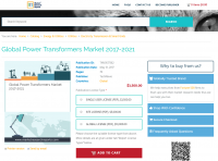 Global Power Transformers Market 2017 - 2021