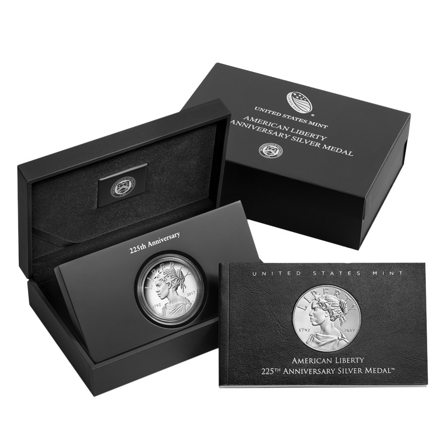 2017 P 1 oz American Liberty High Relief Proof Silver Medal
