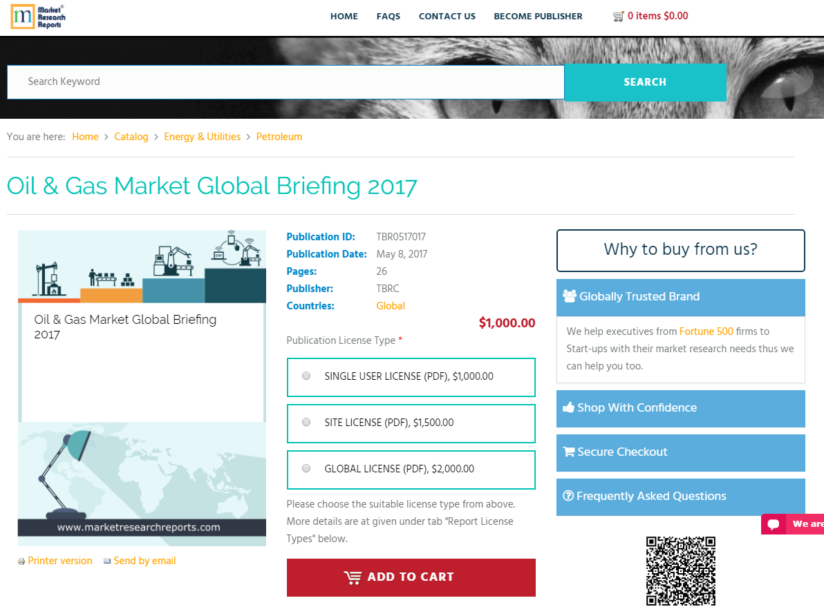 Oil &amp; Gas Market Global Briefing 2017'