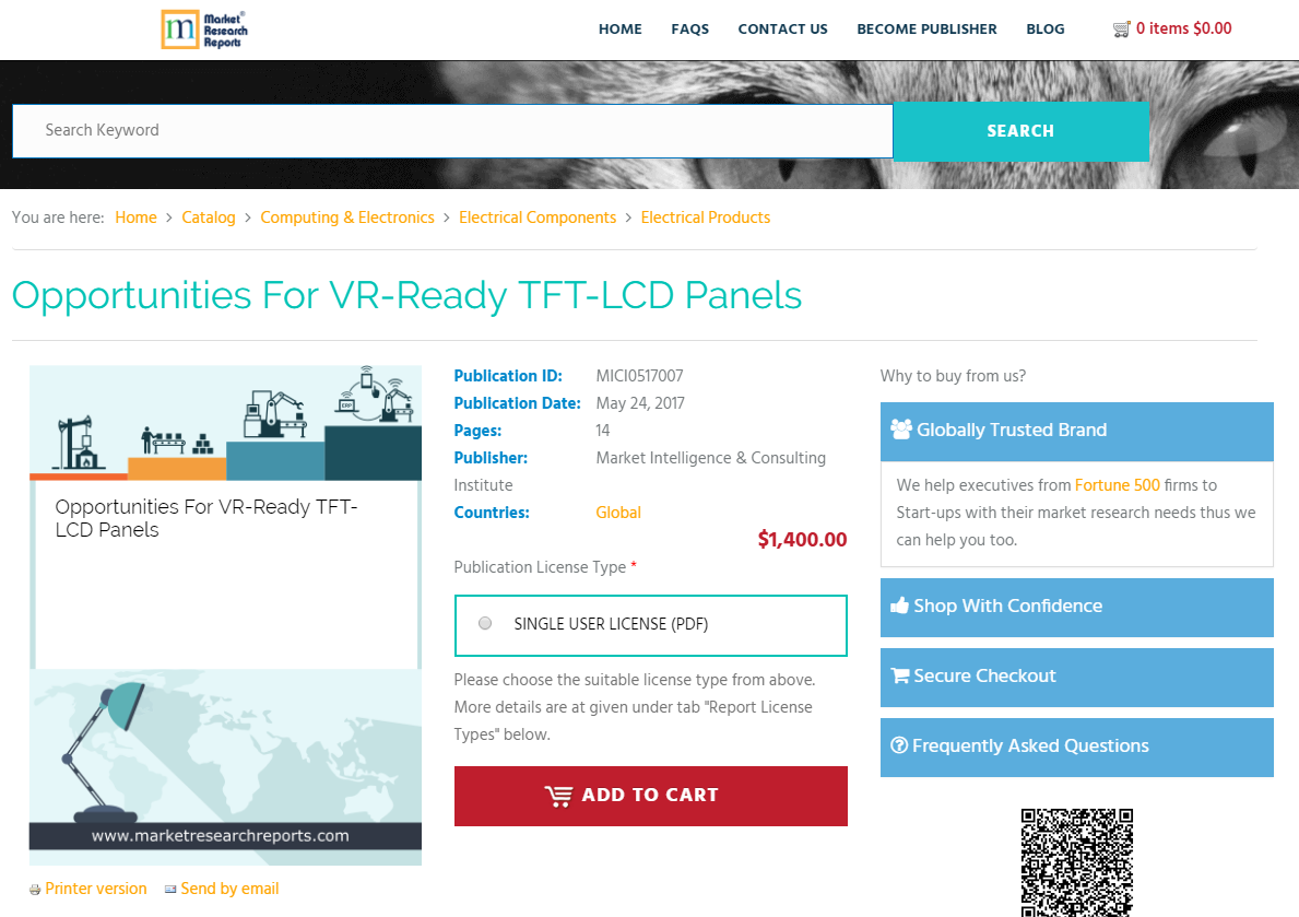 Opportunities For VR-Ready TFT-LCD Panels