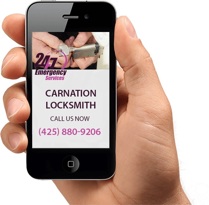 Carnation Locksmith Logo