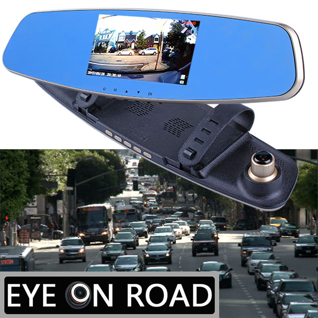 Night Hawk Mirror Dashcam'