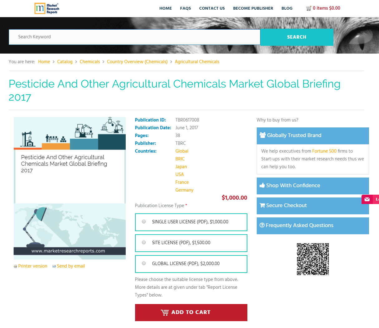Pesticide And Other Agricultural Chemicals Market Global Bri'