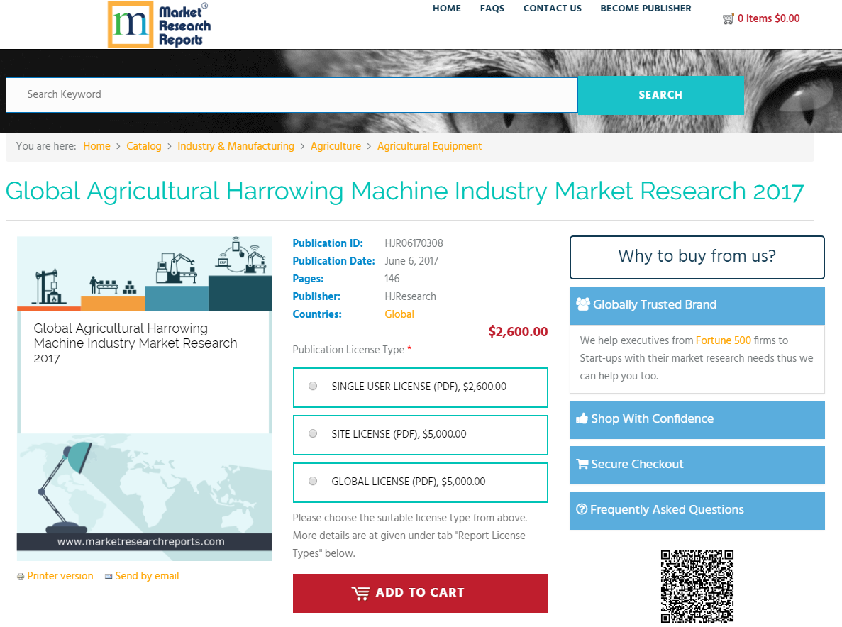 Global Agricultural Harrowing Machine Industry Market