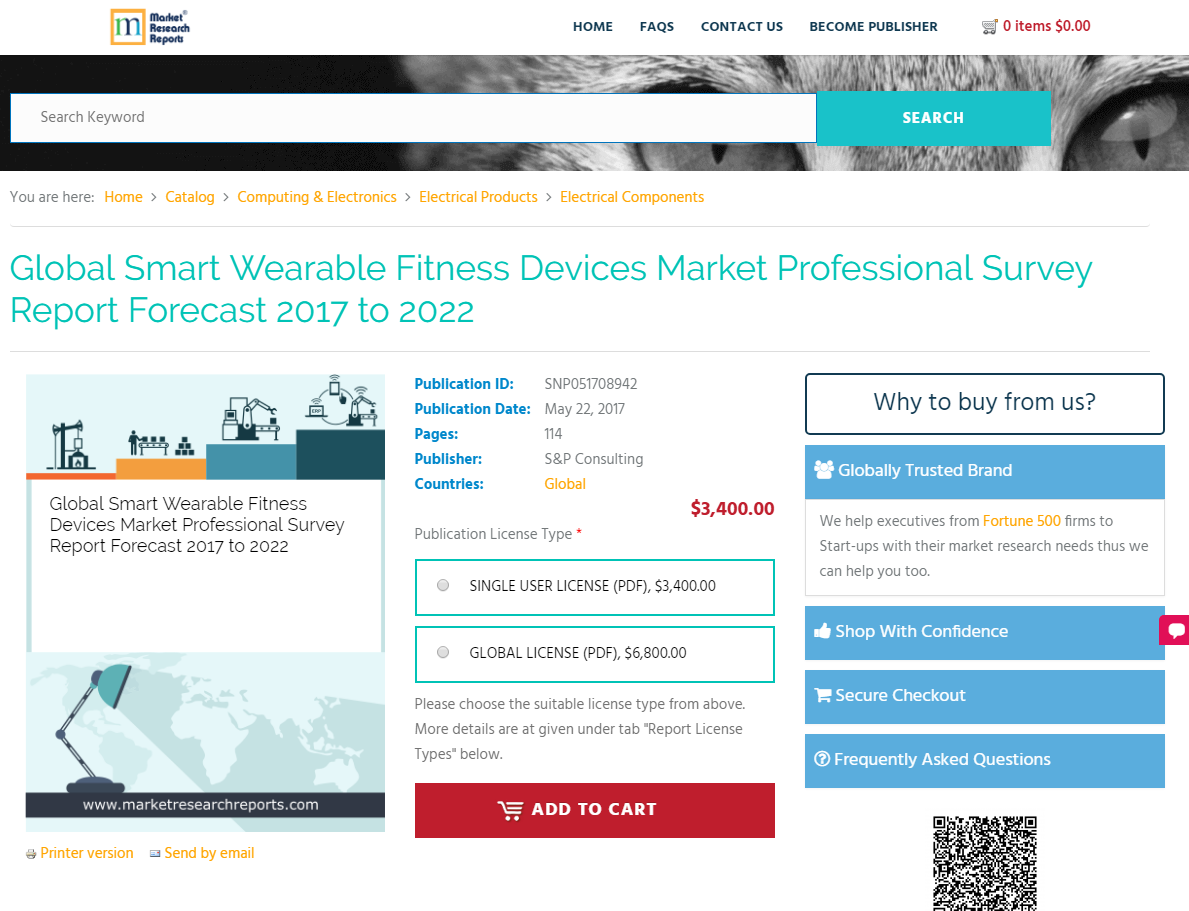Global Smart Wearable Fitness Devices Market Professional