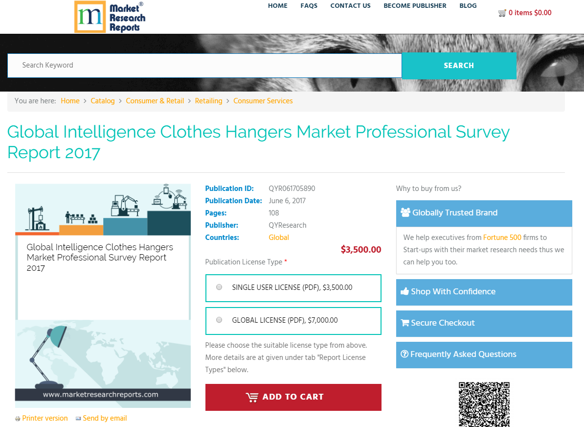 Global Intelligence Clothes Hangers Market Professional