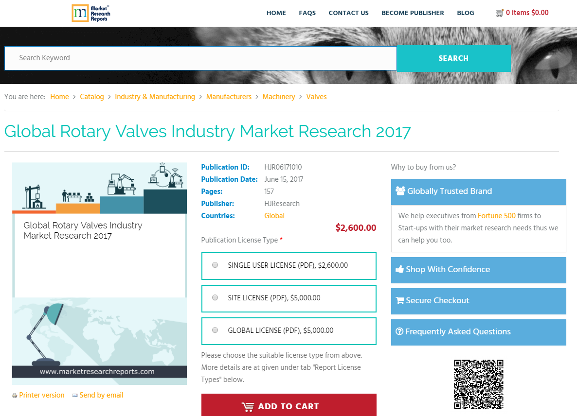 Global Rotary Valves Industry Market Research 2017'
