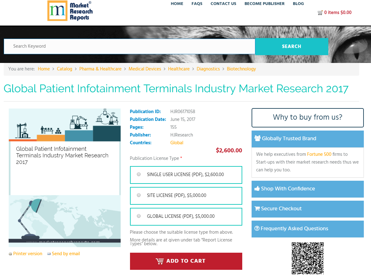 Global Patient Infotainment Terminals Industry Market