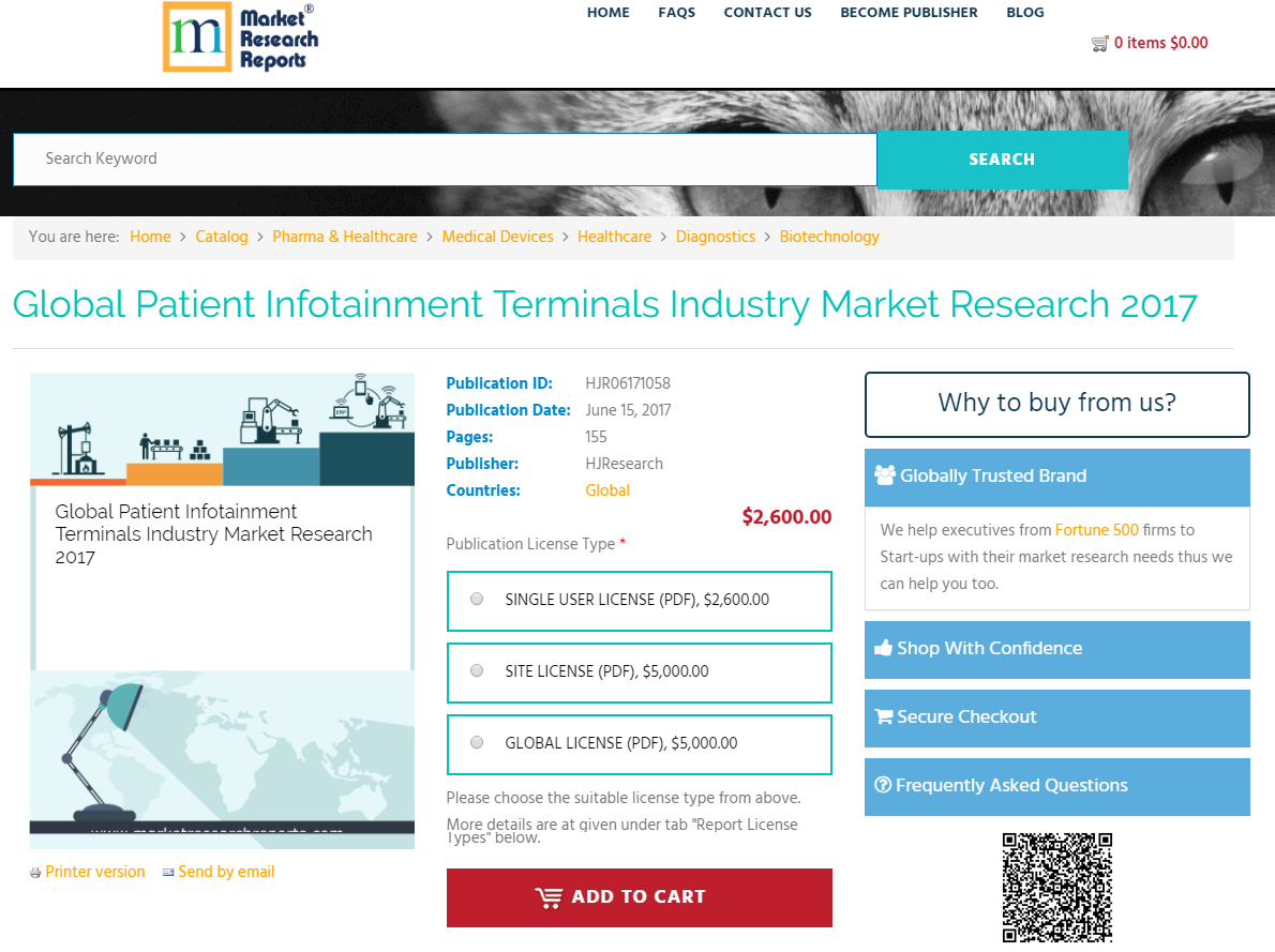 Global Patient Infotainment Terminals Industry Market'