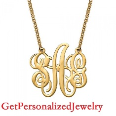 Monogram Necklaces'