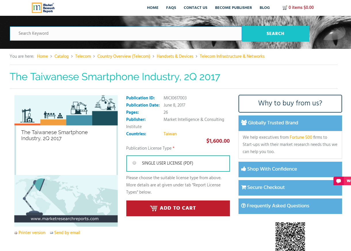 The Taiwanese Smartphone Industry, 2Q 2017