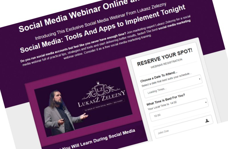 Social Media Webinar'