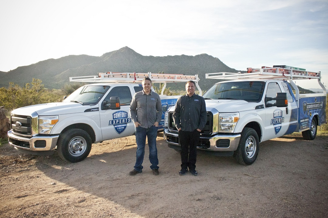 Comfort Experts Owners Ryan Cronstrom and Ryan Mikita