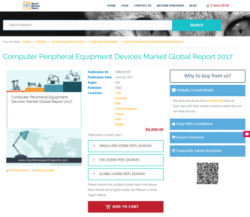 Computer Peripheral Equipment Devices Market Global Report'