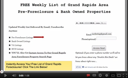 Grand Rapids foreclosures are a sound investment.'