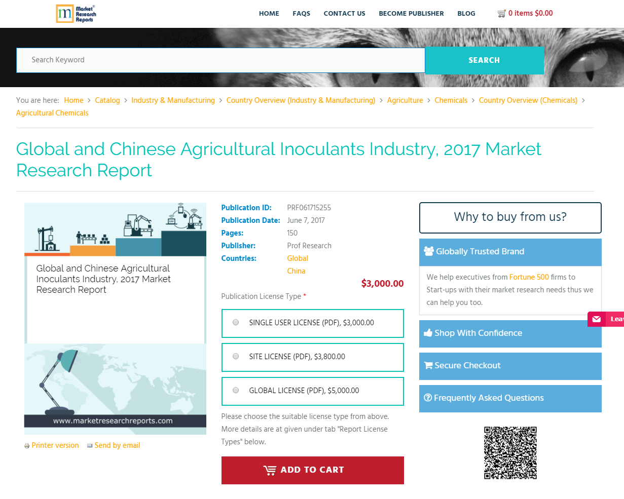 Global and Chinese Agricultural Inoculants Industry, 2017