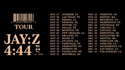 Jay-Z Concert Tickets KeyArena Seattle'