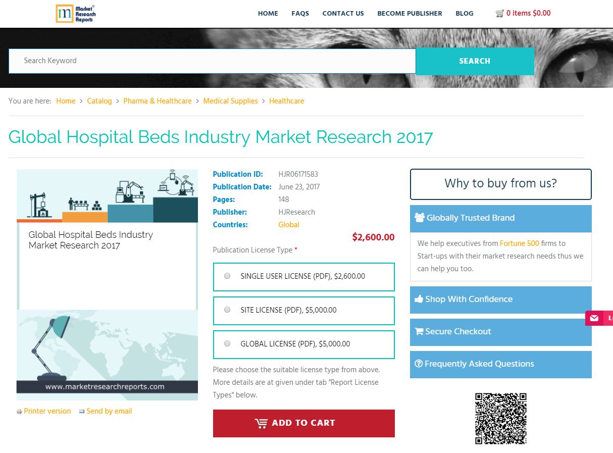 Global Hospital Beds Industry Market Research 2017