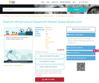 Telecom Infrastructure Equipment Market Global Report 2017