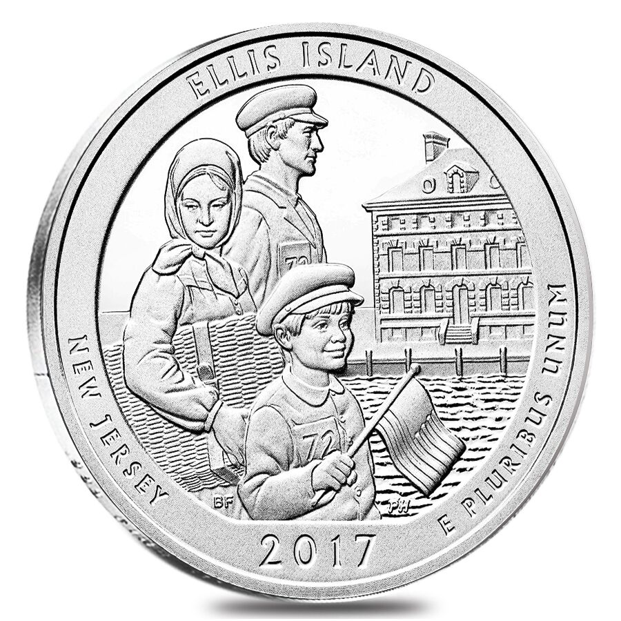 2017 5 oz Silver America the Beautiful ATB obverse