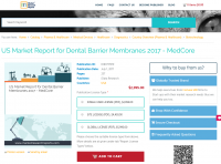 US Market Report for Dental Barrier Membranes 2017