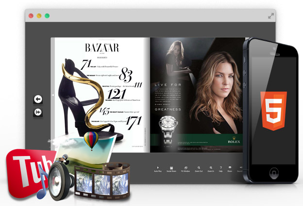 FlipHTML5 Provides Users With the Magazine Creator