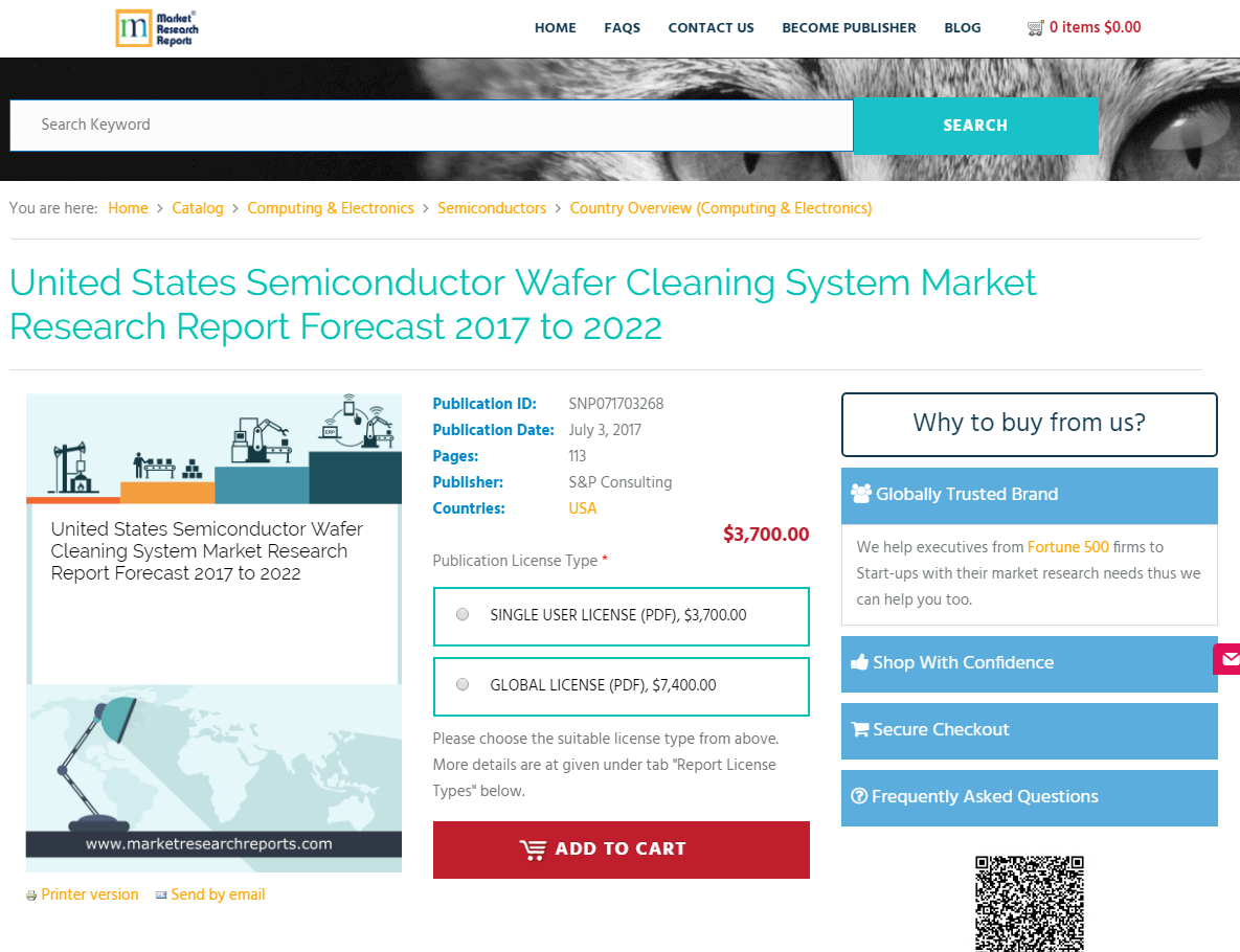 United States Semiconductor Wafer Cleaning System Market'