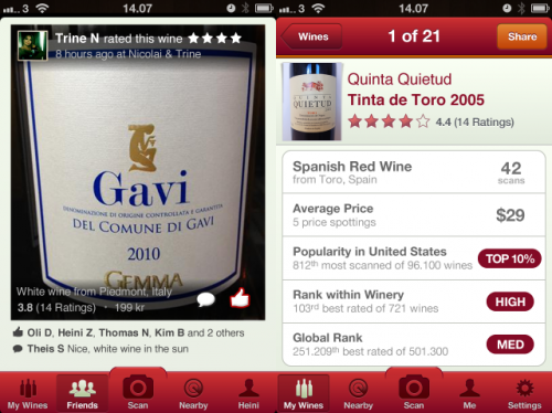 Free wine App'