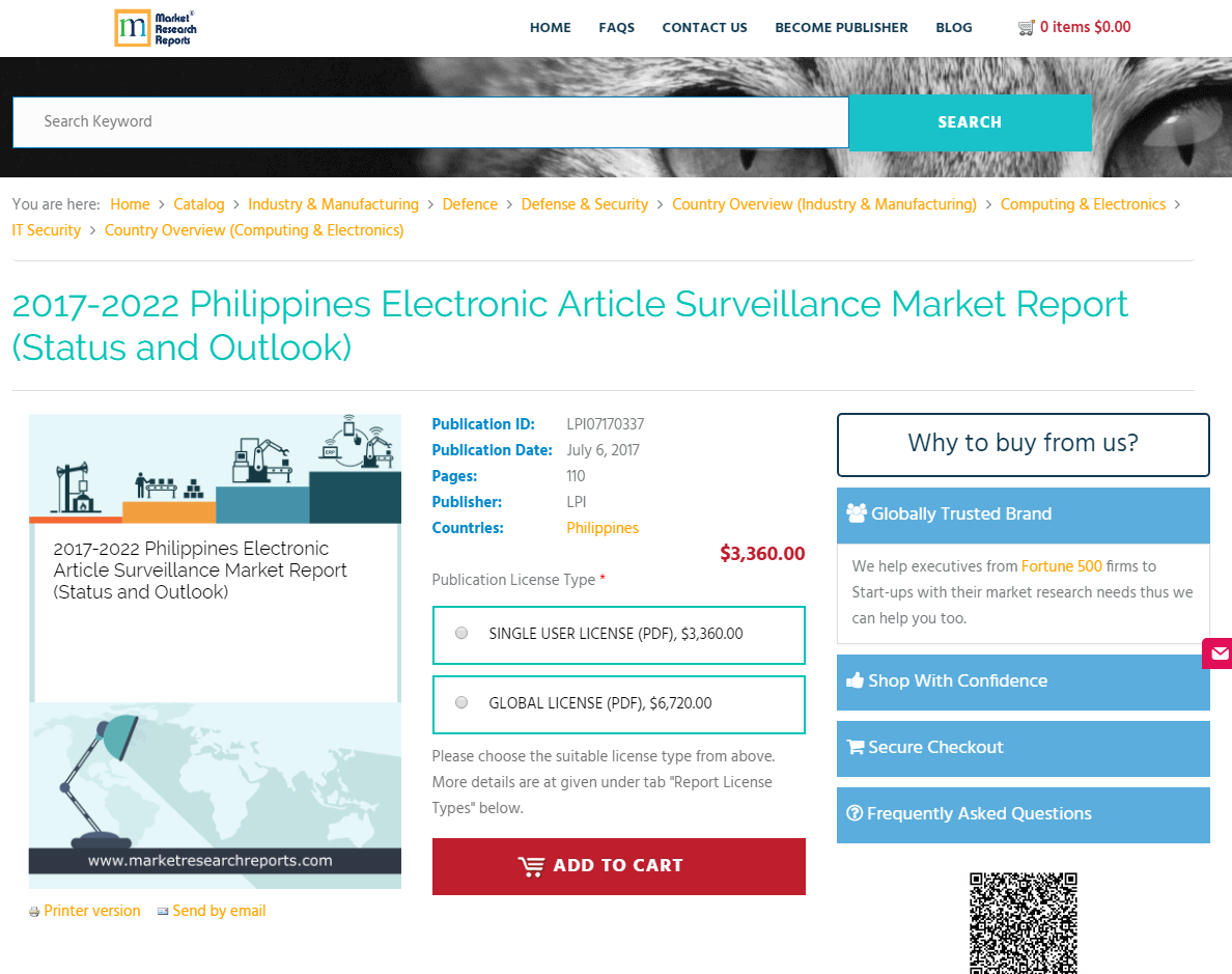 2017-2022 Philippines Electronic Article Surveillance Market
