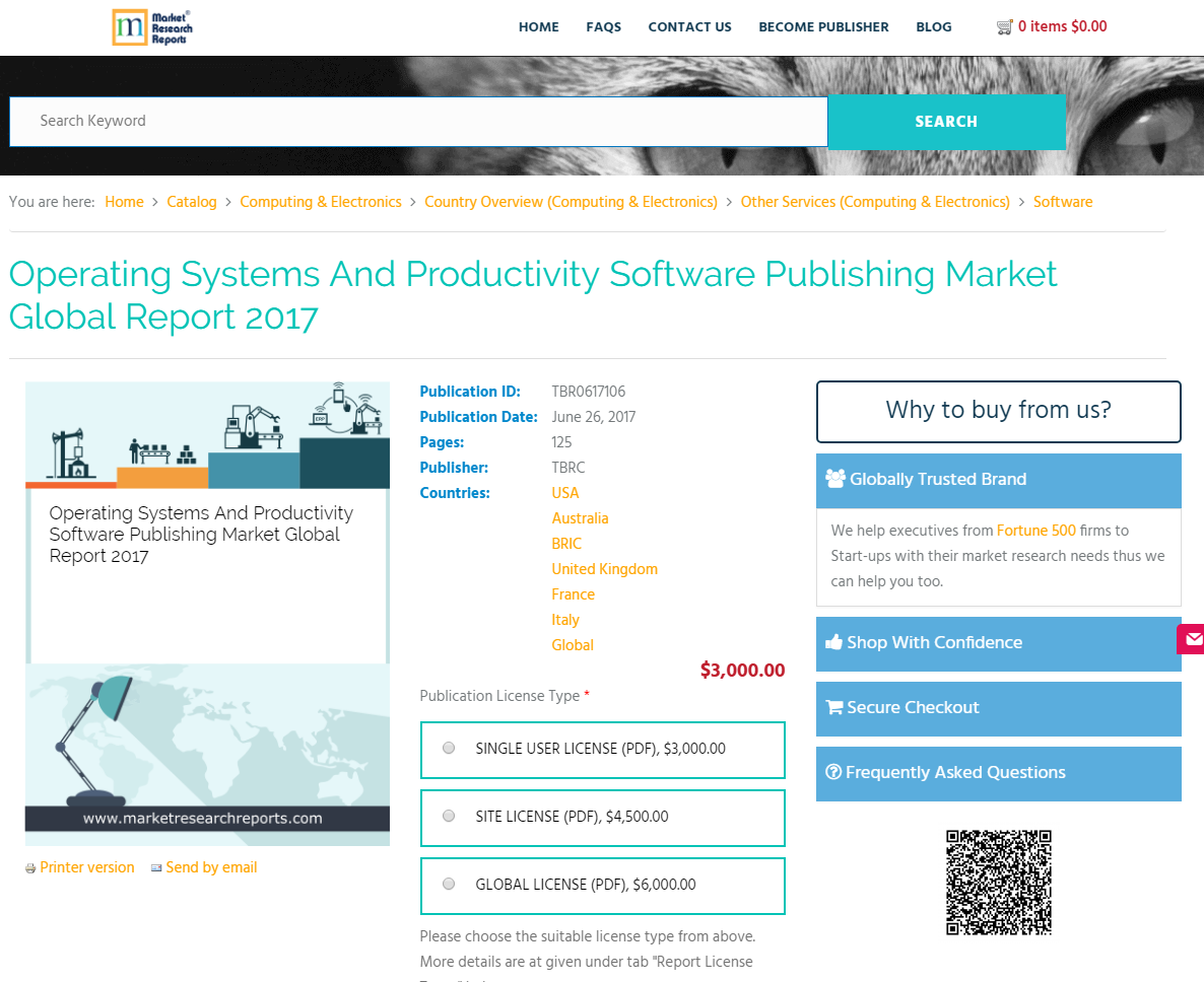 Operating Systems And Productivity Software Publishing'