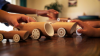 Bamboo toy cars playtime-1'