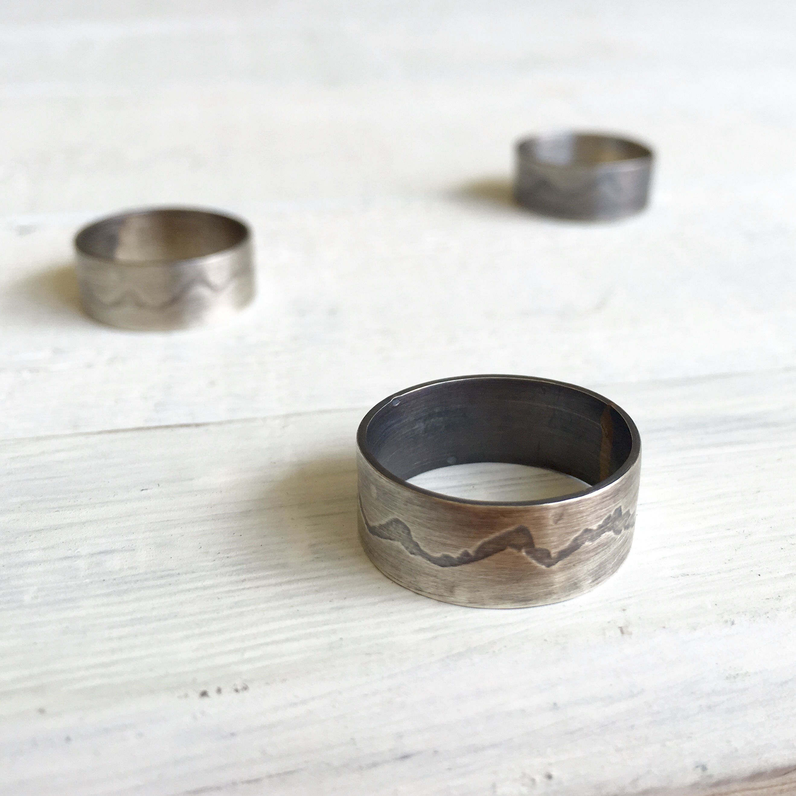 The Teton Ring in Oxidized Silver Hattie Rex'