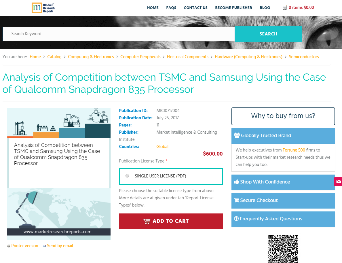 Analysis of Competition between TSMC and Samsung Using'