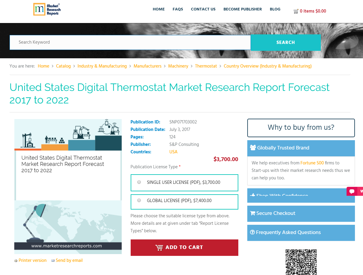 United States Digital Thermostat Market Research Report