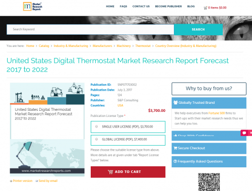 United States Digital Thermostat Market Research Report'