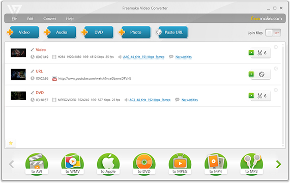 Freemake Video Converter Screenshot'