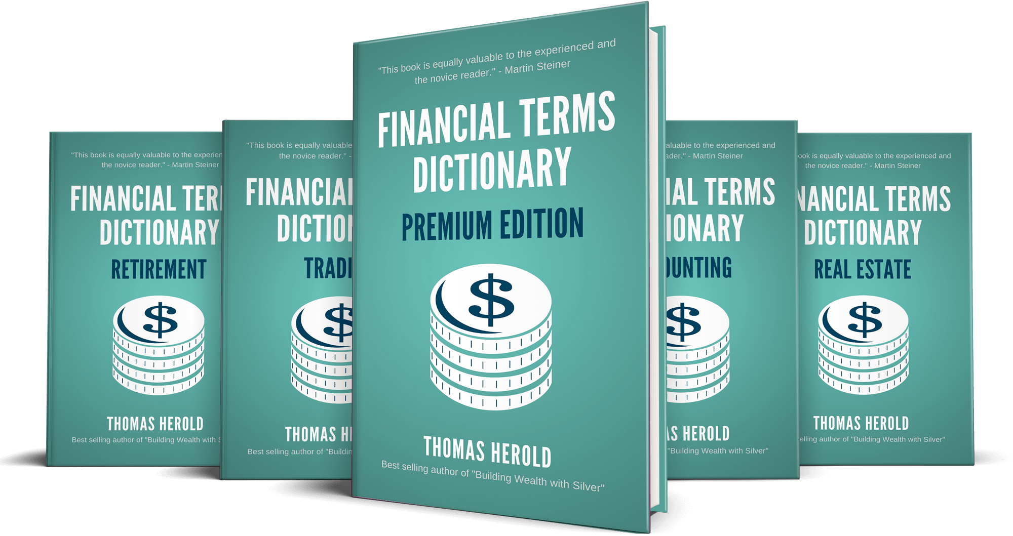 Financial Book Series Mockup