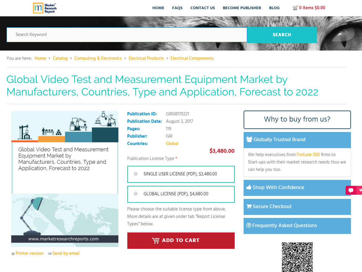 Global Video Test and Measurement Equipment Market