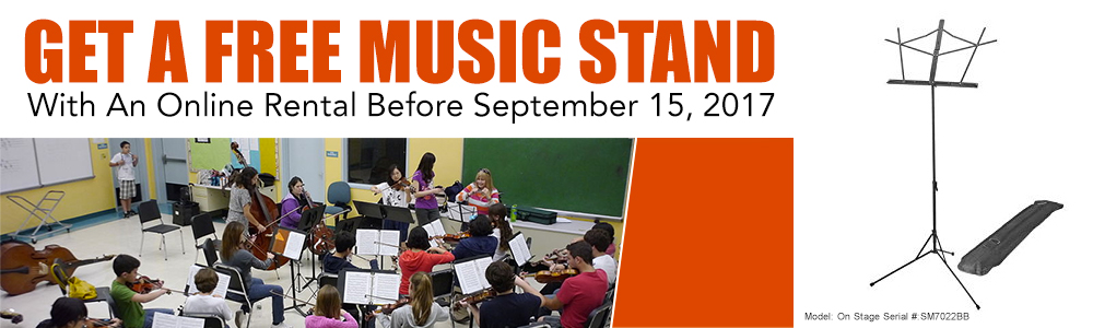 Get a Free Music Stand From Rayburn Music