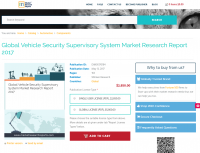 Global Vehicle Security Supervisory System Market Research
