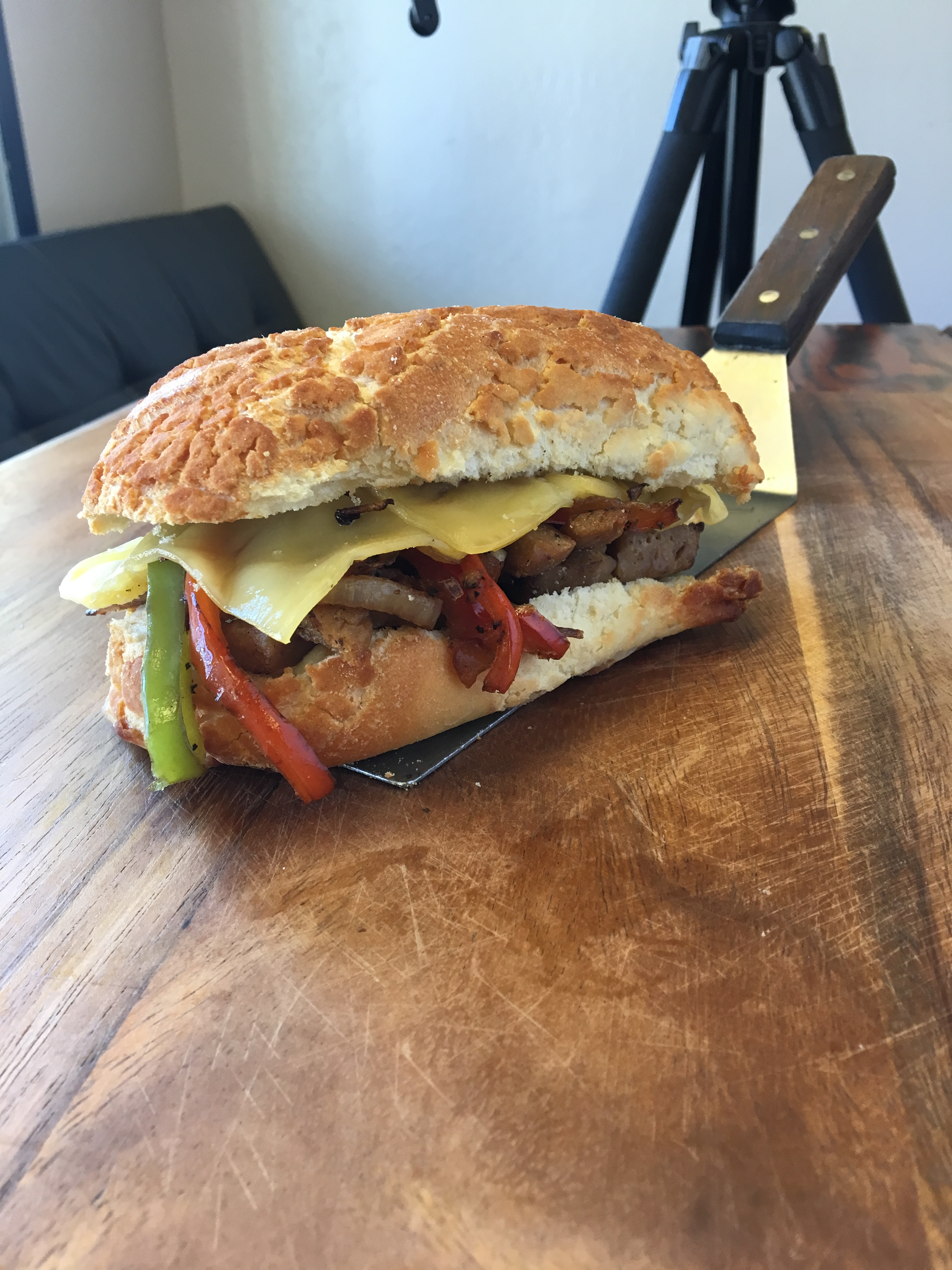 Philly Vegan Cheesesteak from Nick's Kitchen'