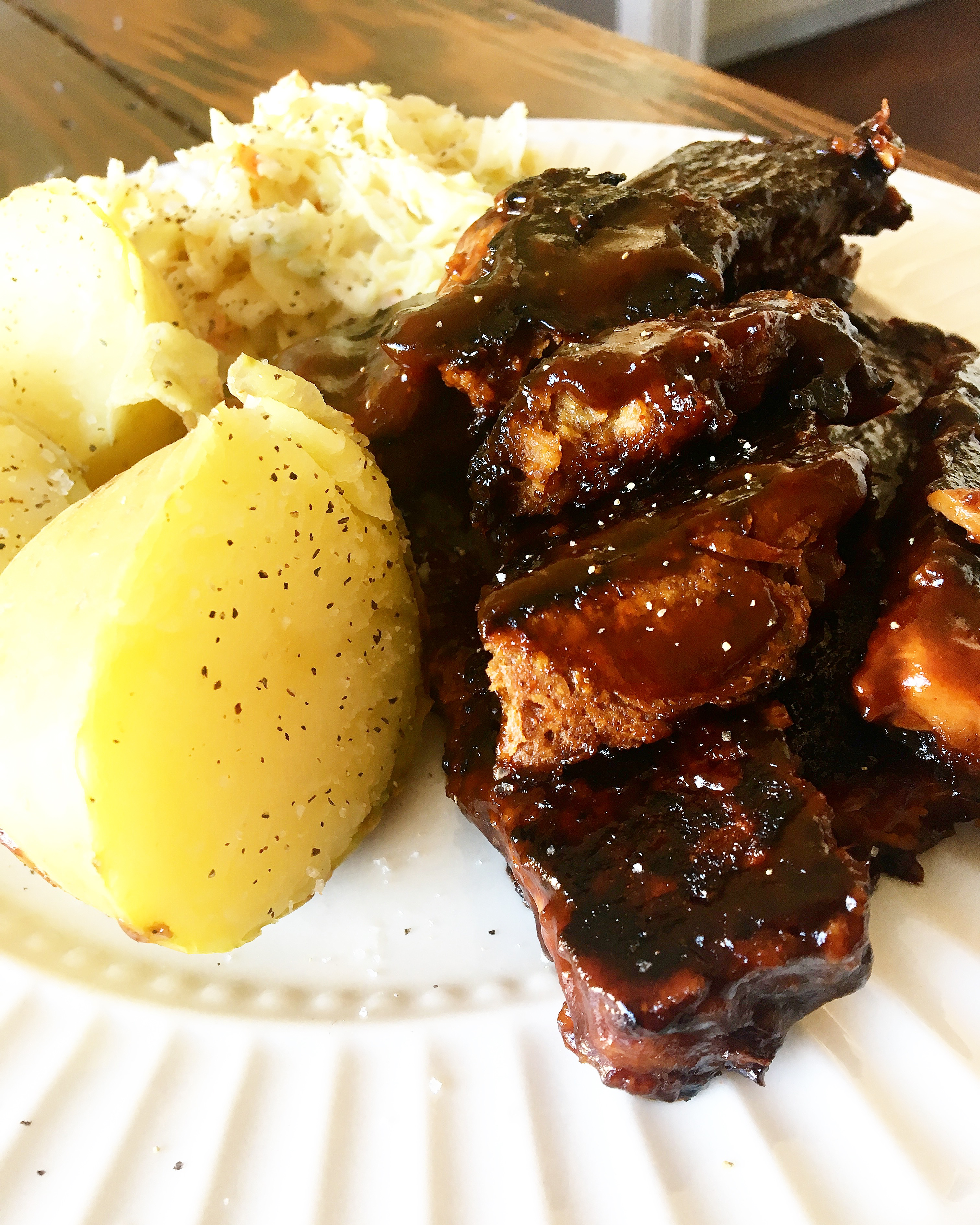 Succulent Vegan Ribs from Nick's Kitchen in Daly City,
