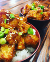 Sweet and Sour Crispy Tofu from Nick's Kitchen'