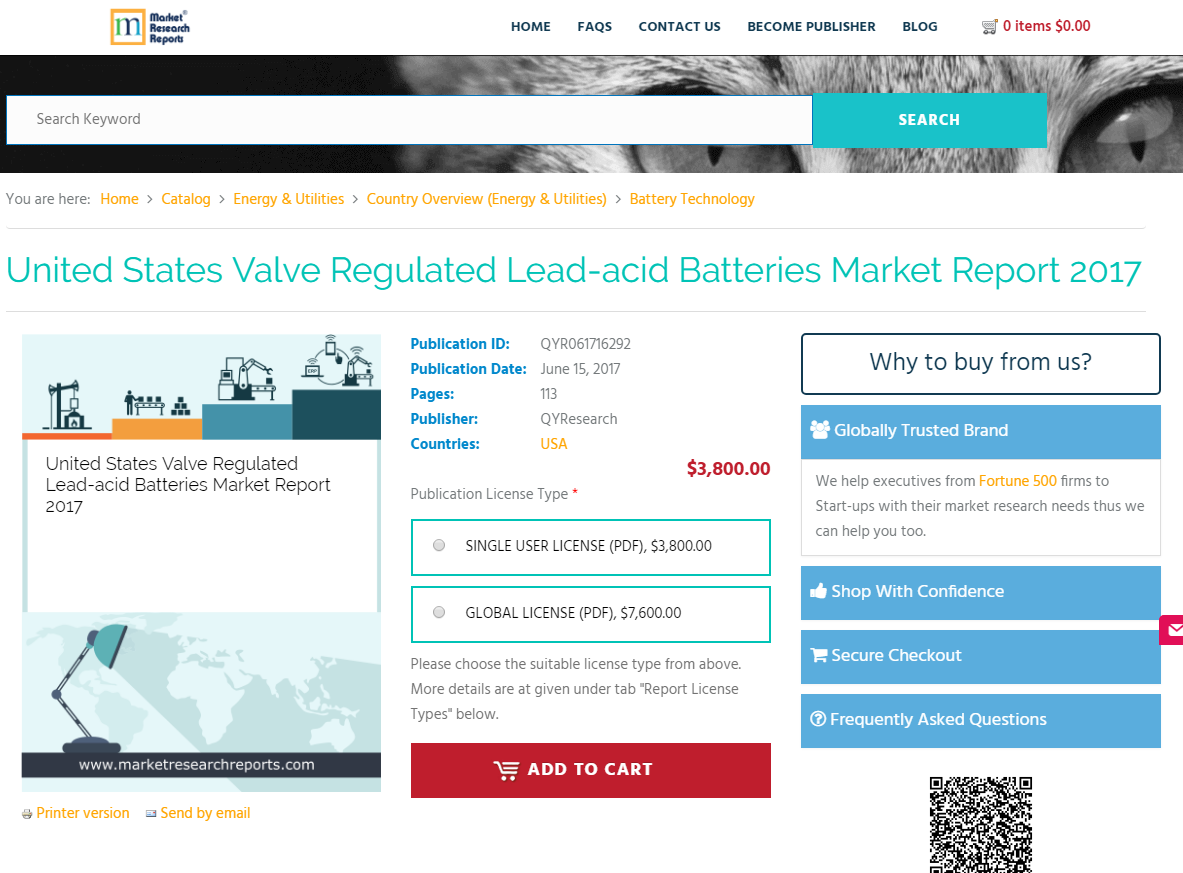 United States Valve Regulated Lead-acid Batteries Market