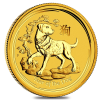 Lunar series Gold Year of the Dog