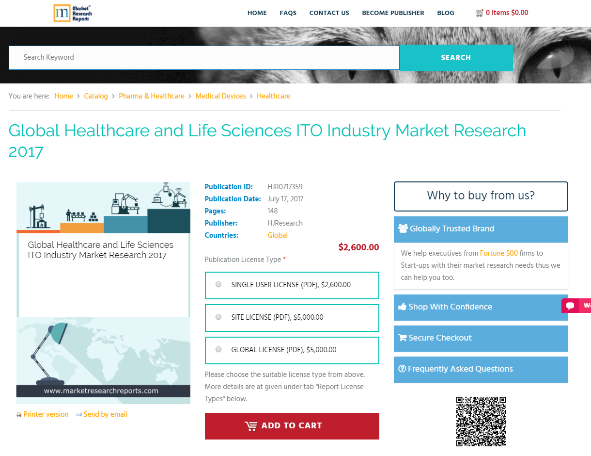 Global Healthcare and Life Sciences ITO Industry Market
