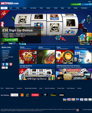 Betfred Mobile Casino Games'