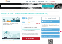 Global Crusher Compactors Market Research Report 2017