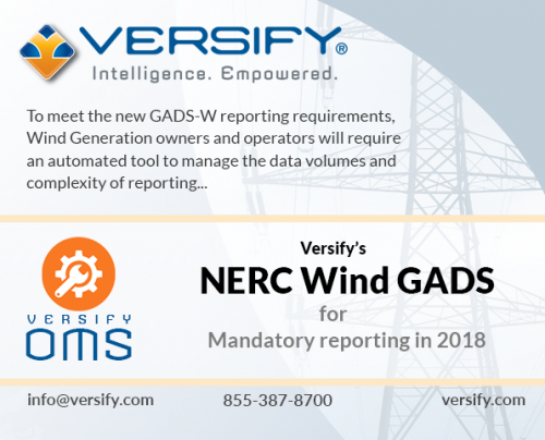 Versify NERC Wind GADS Software'