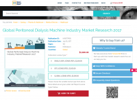 Global Peritoneal Dialysis Machine Industry Market Research